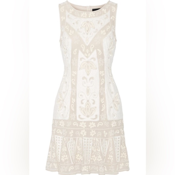 Needle&Tread Dress Size 2 Embellished Chiffon - Picture 4 of 17